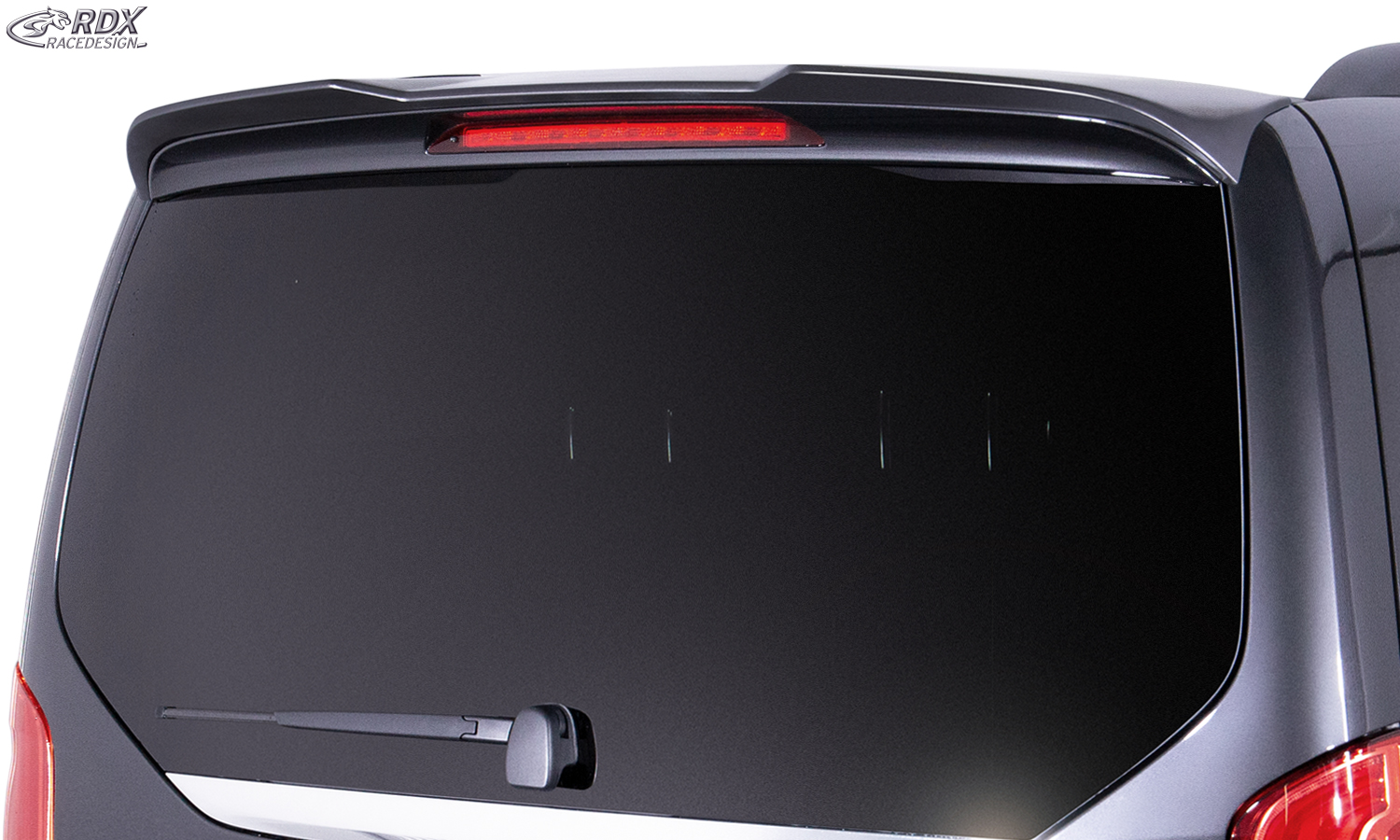 Aileron / Becquet RDX pour MERCEDES Classe V W447 (2014-présent) (pour hayon / coffre simple, également pour AMG Line) Aileron de coffre arrière