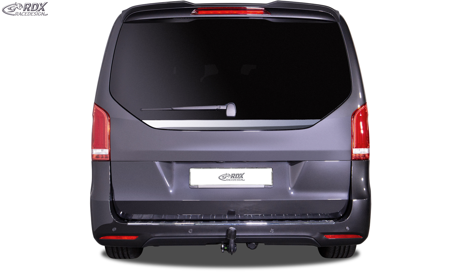 Aileron / Becquet RDX pour MERCEDES Classe V W447 (2014-présent) (pour hayon / coffre simple, également pour AMG Line) Aileron de coffre arrière