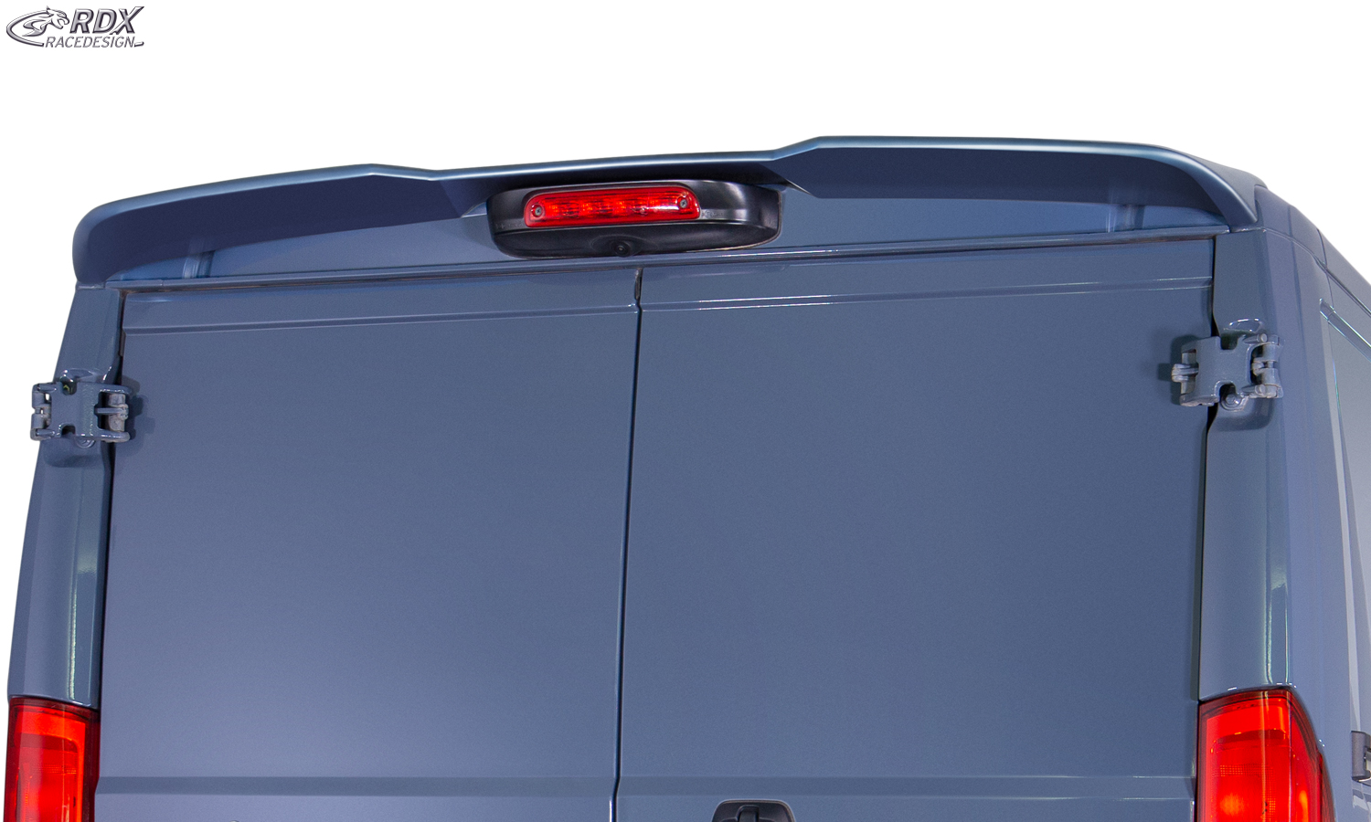 Aileron / Becquet RDX pour FIAT Ducato, CITROËN Jumper/Relay, OPEL, VAUXHALL Movano, PEUGEOT Boxer, TOYOTA Proace Max et RAM ProMaster (H1) ; aileron de coffre