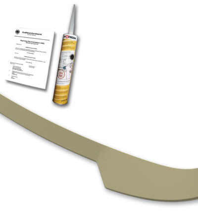 Aileron / Becquet RDX pour VW Caddy 2K 2KN (2015-2020) pour coffre simple, aileron arrière de coffre