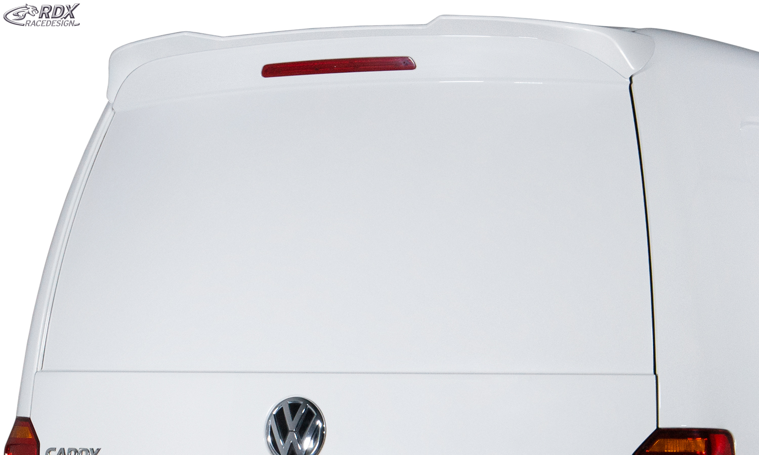 Aileron / Becquet RDX pour VW Caddy 2K 2KN (2015-2020) pour coffre simple, aileron arrière de coffre