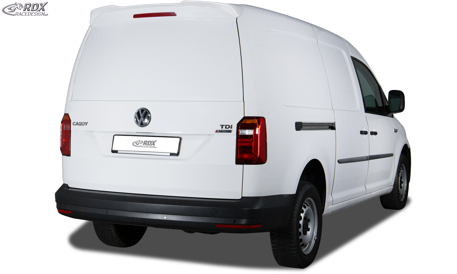 Aileron / Becquet RDX pour VW Caddy 2K 2KN (2015-2020) pour coffre simple, aileron arrière de coffre