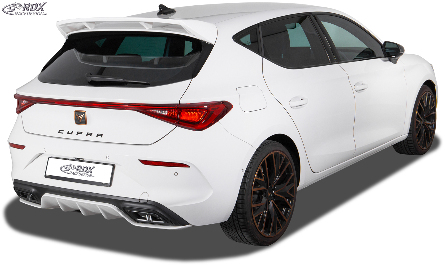 Aileron / Becquet RDX pour SEAT Leon KL et CUPRA Leon KL (2020+) ; aileron de coffre arrière