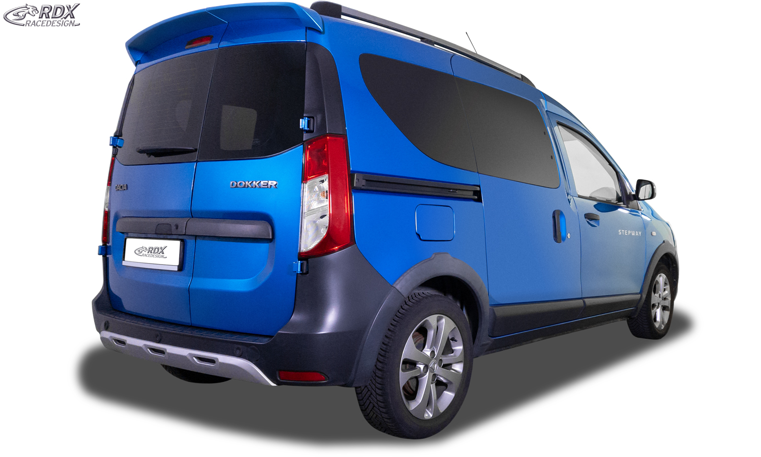 RDX Spoiler de Toit pour DACIA Dokker (SD) Aileron de Spoiler Arrière