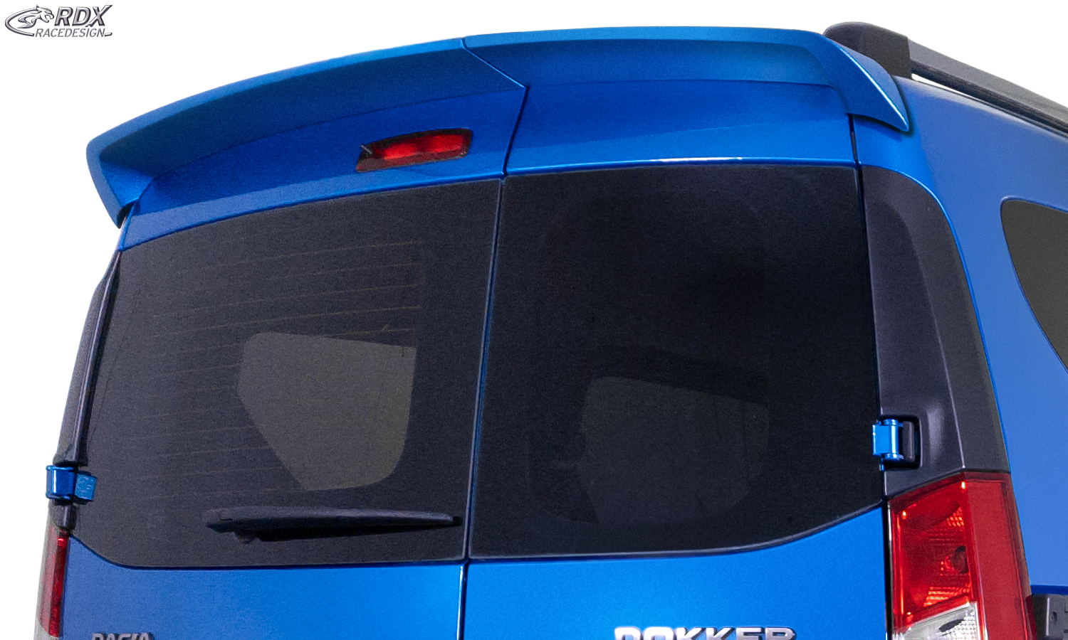 RDX Spoiler de Toit pour DACIA Dokker (SD) Aileron de Spoiler Arrière
