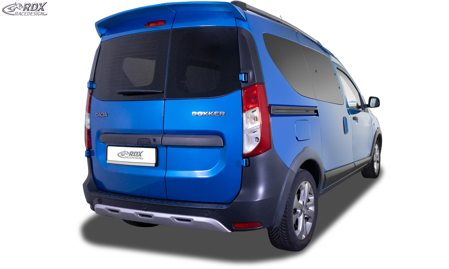 RDX Spoiler de Toit pour DACIA Dokker (SD) Aileron de Spoiler Arrière