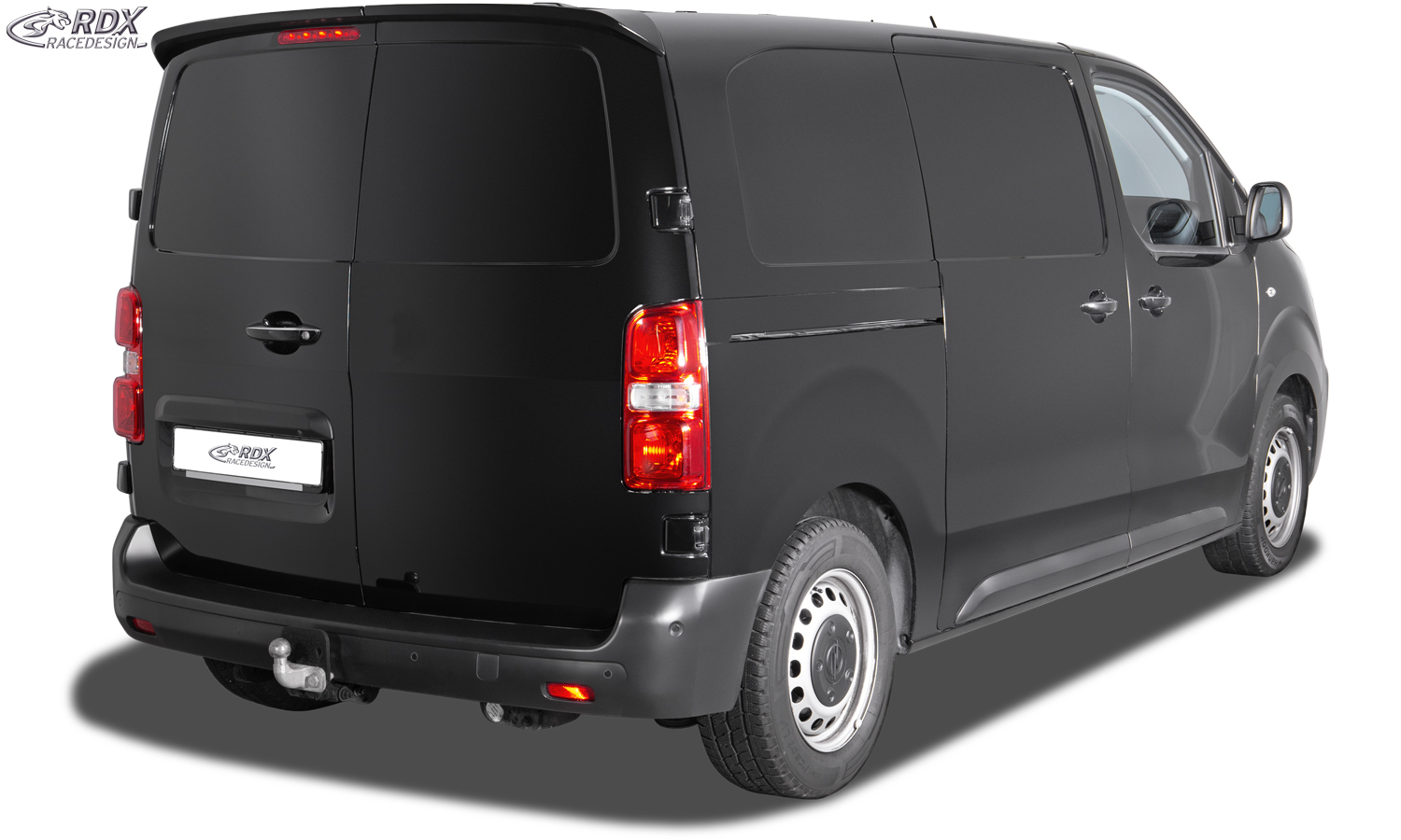 Aileron / Becquet RDX pour CITROËN Jumpy / Dispatch & SpaceTourer, FIAT Scudo & Ulysse, OPEL / VAUXHALL Zafira & Vivaro, PEUGEOT Expert & Traveller, TOYOTA Proace & Proace Verso (V) ; aileron de coffre et de portes arrière