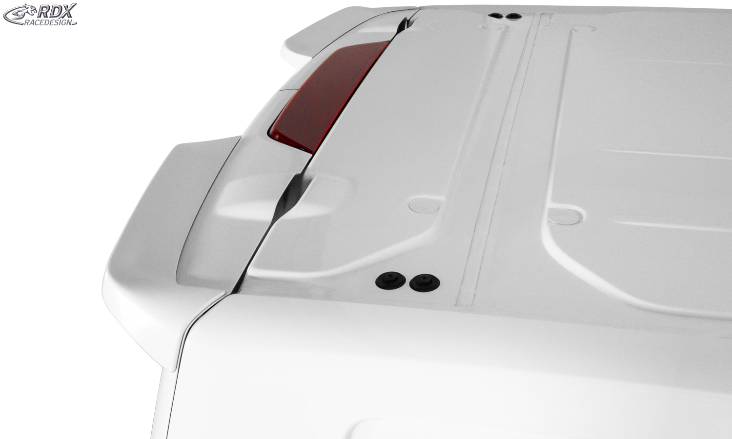 Aileron / Becquet RDX pour FORD Transit Custom / Tourneo Custom (2023+) et VW Transporter / Shuttle / Caravelle (2025+) ; aileron arrière
