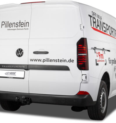 Aileron / Becquet RDX pour FORD Transit Custom / Tourneo Custom (2023+) et VW Transporter / Shuttle / Caravelle (2025+) ; aileron arrière