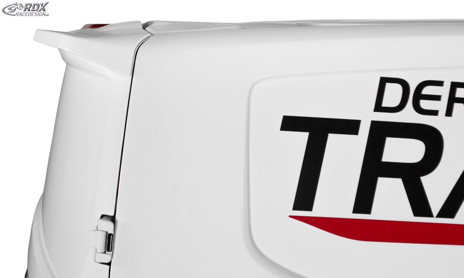 Aileron / Becquet RDX pour FORD Transit Custom / Tourneo Custom (2023+) et VW Transporter / Shuttle / Caravelle (2025+) ; aileron arrière
