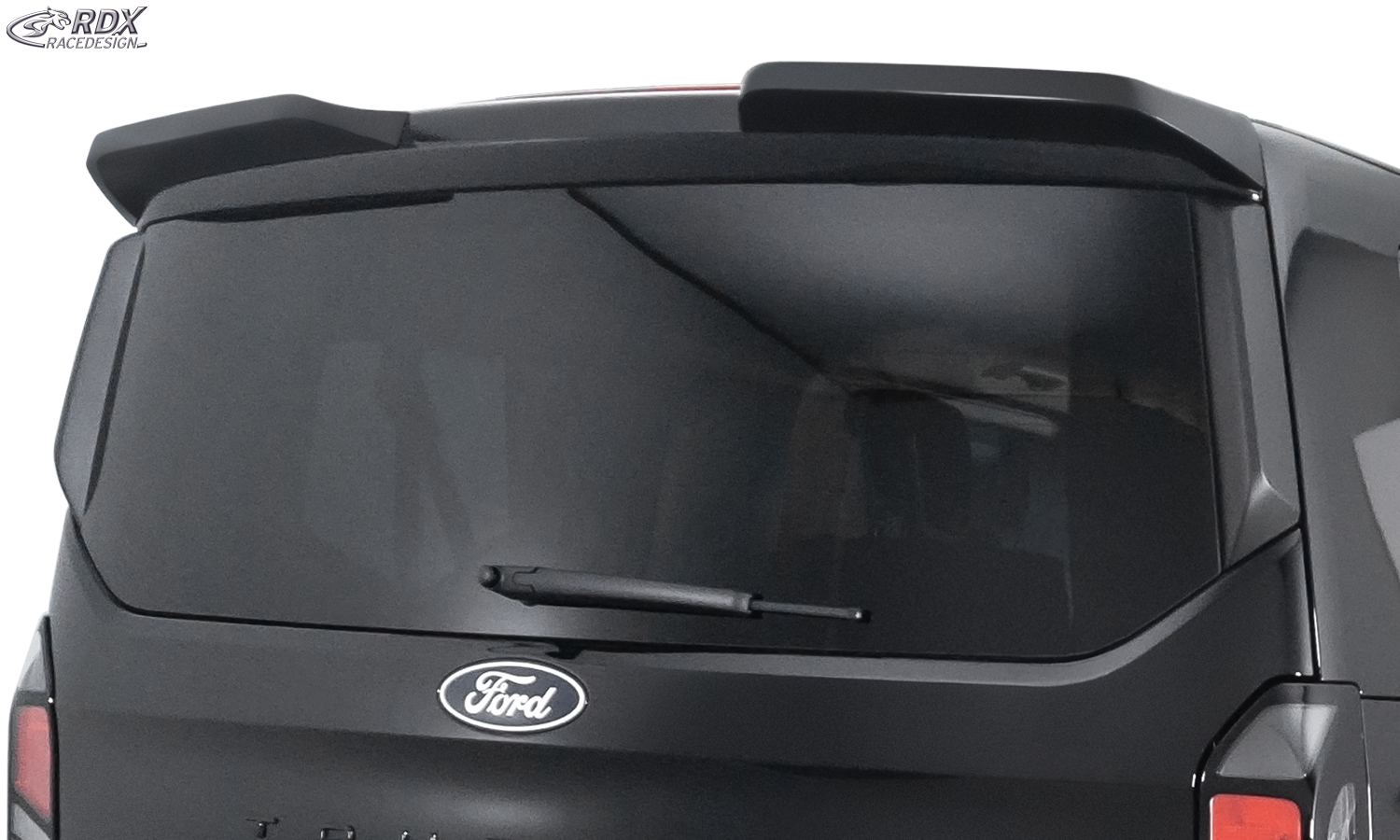 Aileron / Becquet RDX pour FORD Transit Custom / Tourneo Custom (2023+) et VW Transporter / Shuttle / Caravelle (2025+) ; aileron arrière