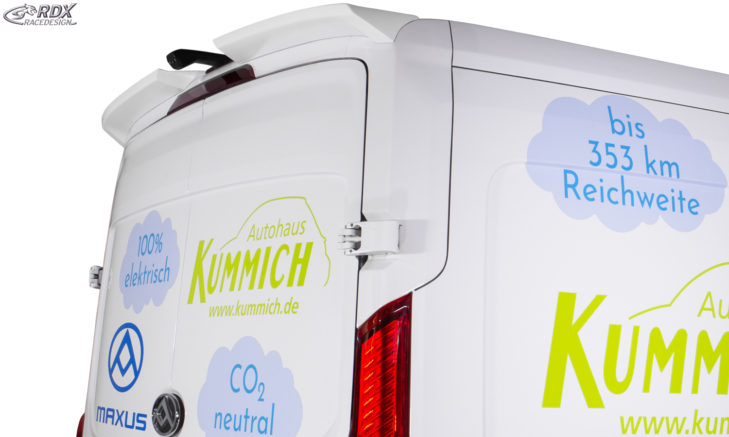Aileron / Becquet arrière pour RDX MAXUS / LDV DELIVER 9 (2020+)