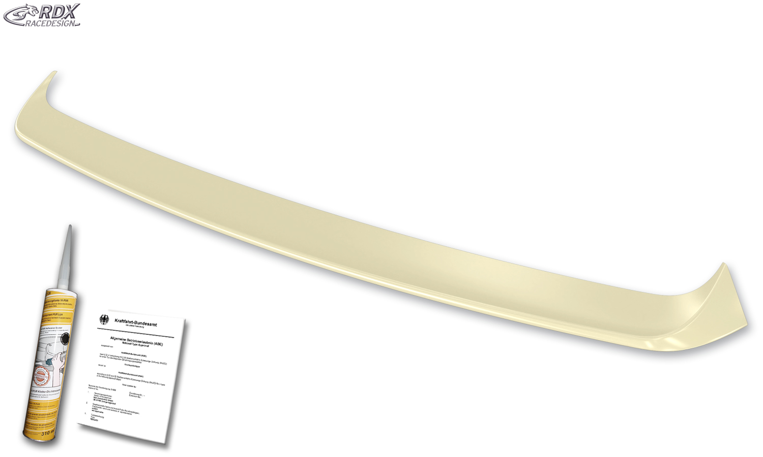 Aileron / Becquet RDX pour FORD Transit Courier et Tourneo Courier (N1P / N3P / 2024+) Aileron arrière