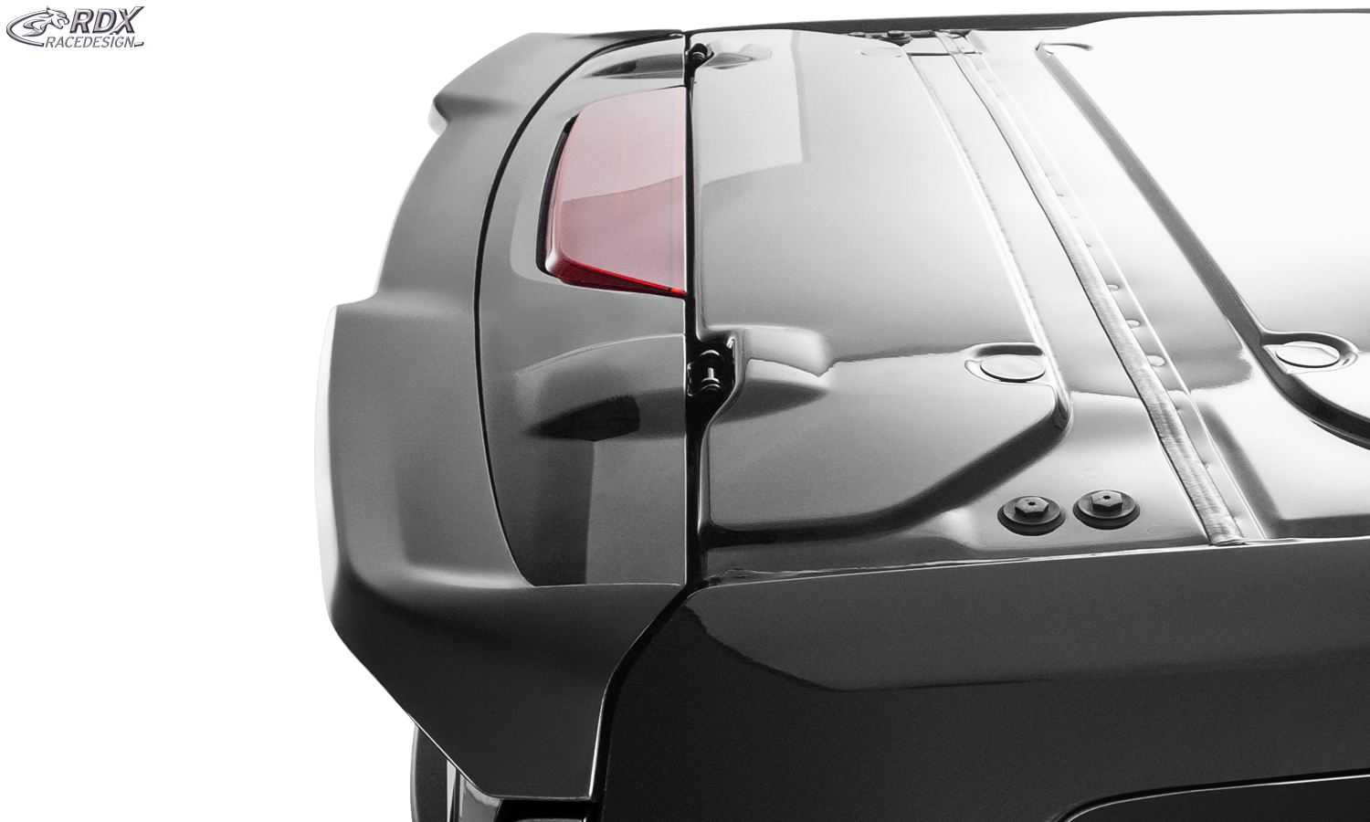 Aileron / Becquet RDX pour FORD Transit Custom / Tourneo Custom (2023+) et VW Transporter / Shuttle / Caravelle (2025+) ; aileron arrière
