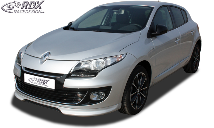 Ajout / Lame de pare-chocs avant RDX pour RENAULT Megane 3 Berline / Grandtour (2012+)