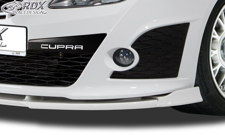 Ajout / Lame de pare-chocs avant RDX VARIO-X pour SEAT Ibiza 6J Cupra & Bocanegra - 03/2012