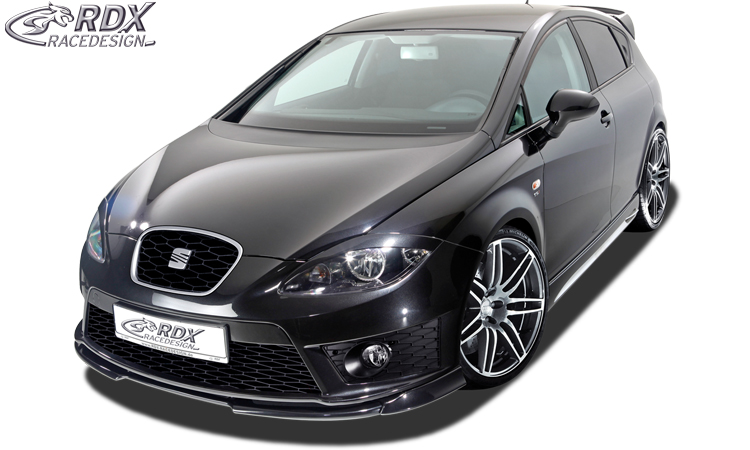 Ajout / Lame de pare-chocs avant RDX VARIO-X pour SEAT Leon 1P Facelift 2009+ FR et Cupra