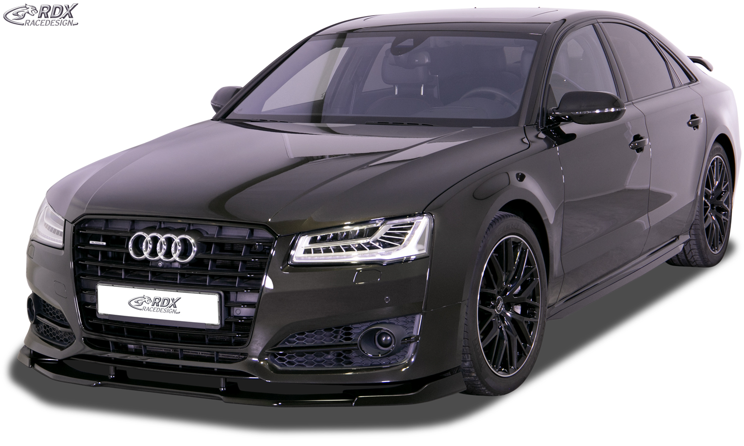 Ajout / Lame de pare-chocs avant RDX VARIO-X pour AUDI A8 D4/4H S-Line, S8, Sport-Edition (2013+)