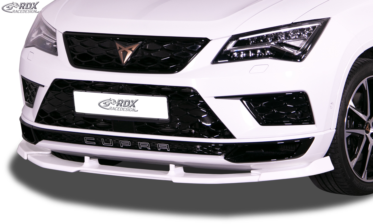 Ajout / Lame de pare-chocs avant RDX VARIO-X pour SEAT Ateca Cupra (-2020) / CUPRA Ateca (-2020)