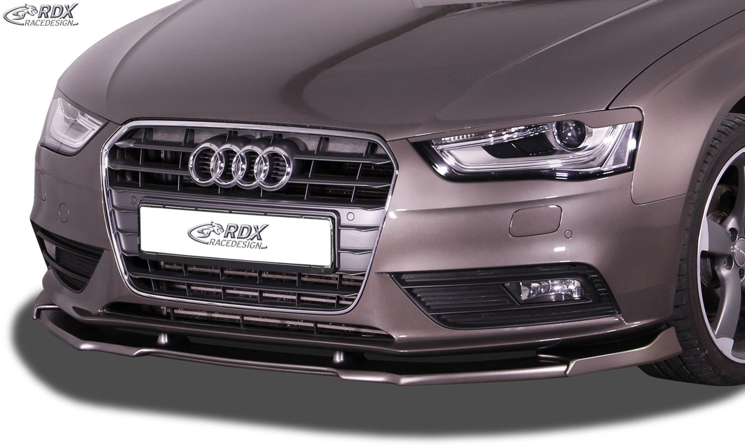 Ajout / Lame de pare-chocs avant RDX VARIO-X pour AUDI A4 B8 Facelift 2011+ Lèvre avant « V2 » Splitter