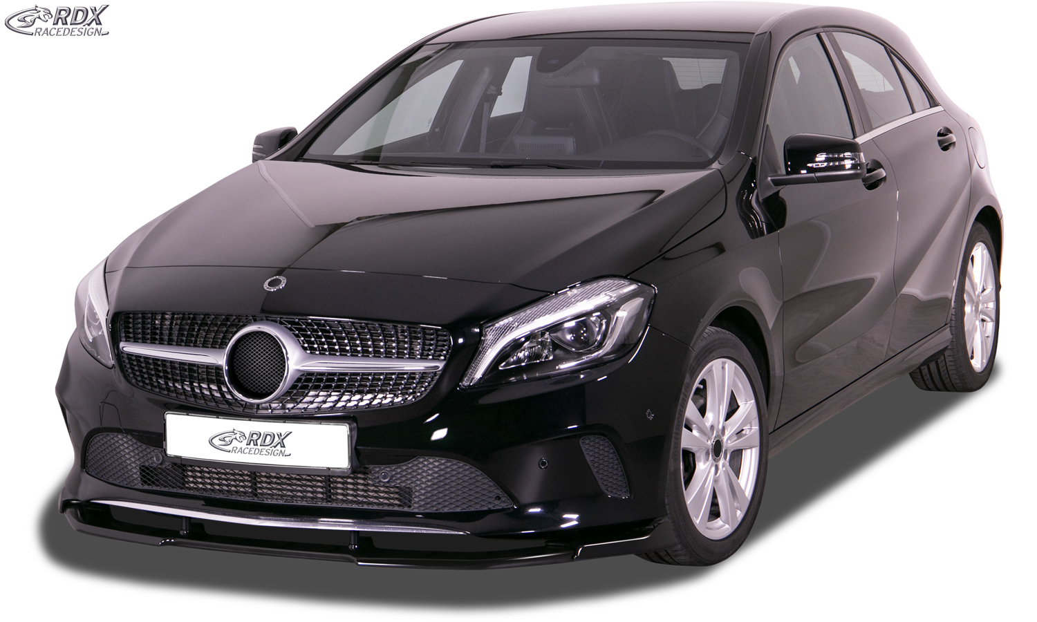 Ajout / Lame de pare-chocs avant RDX VARIO-X pour MERCEDES Classe A W176 (2015-2018)
