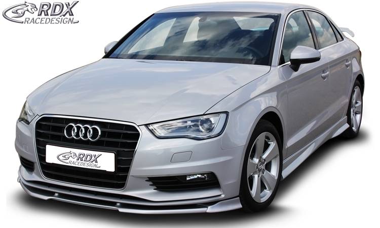 Ajout / Lame de pare-chocs avant RDX VARIO-X pour AUDI A3 8V, 8VA Sportback, 8VS Berline, 8V7 Cabriolet