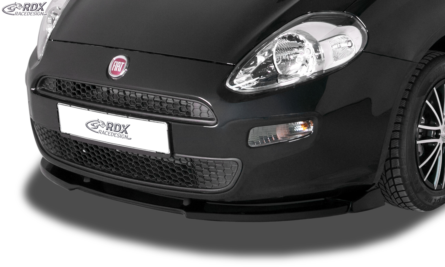 Ajout / Lame de pare-chocs avant RDX VARIO-X pour FIAT Punto (199) 2012-2018