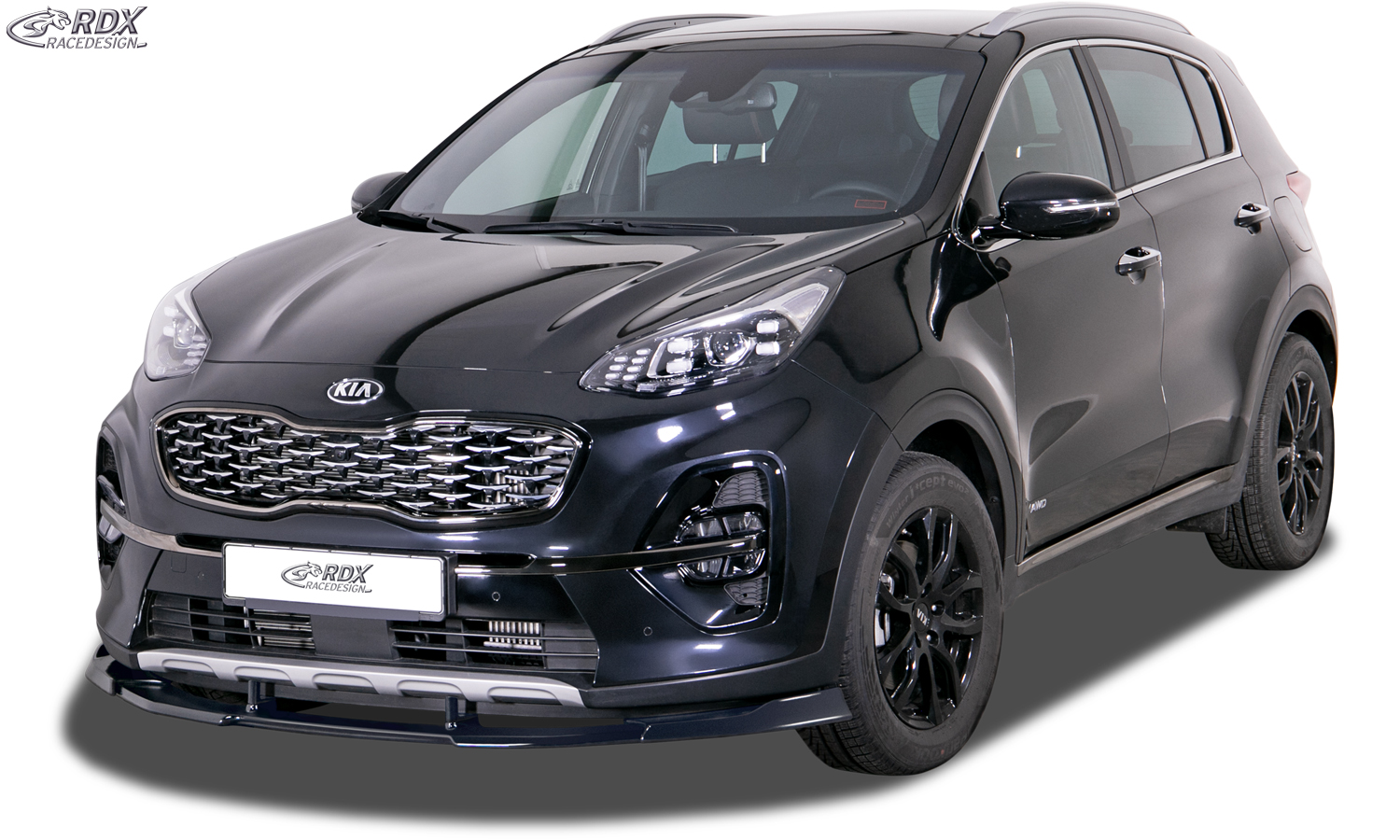 Ajout / Lame de pare-chocs avant RDX VARIO-X pour KIA Sportage (QL/QLE, 2018+, également pour GT-Line)