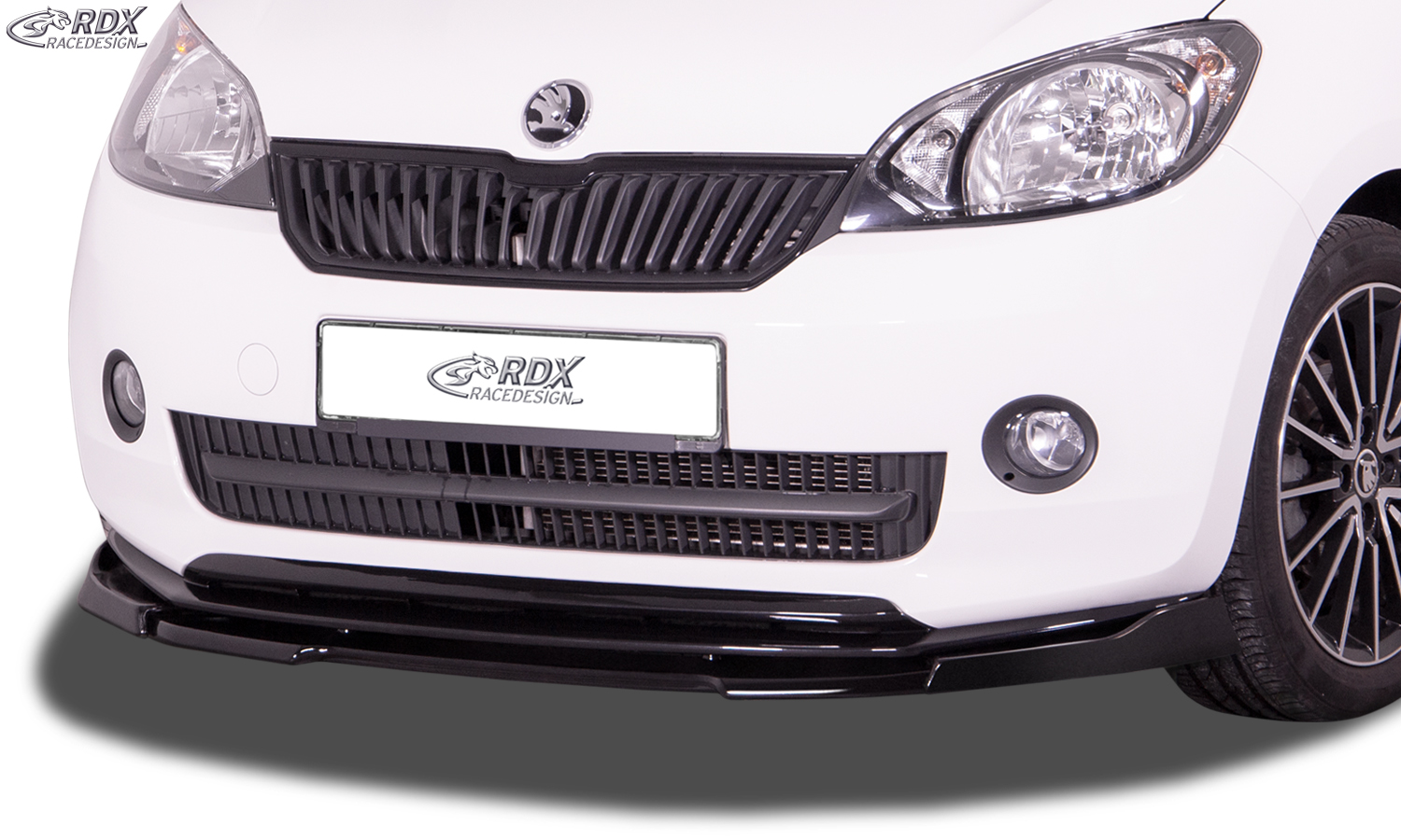 Ajout / Lame de pare-chocs avant RDX VARIO-X pour SKODA Citigo (2011-2017, également pour Monte Carlo)