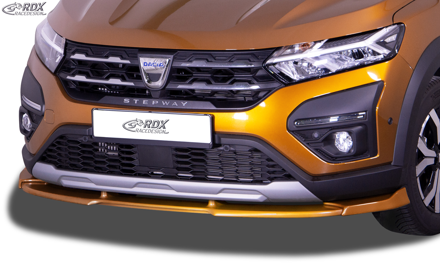 Ajout / Lame de pare-chocs avant RDX VARIO-X pour DACIA Sandero 3 / Jogger Stepway (2021+)