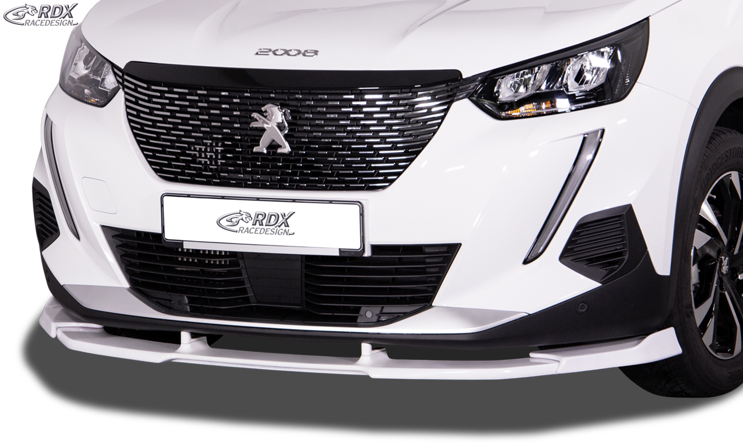 Ajout / Lame de pare-chocs avant RDX VARIO-X pour PEUGEOT 2008 (U) 2019+