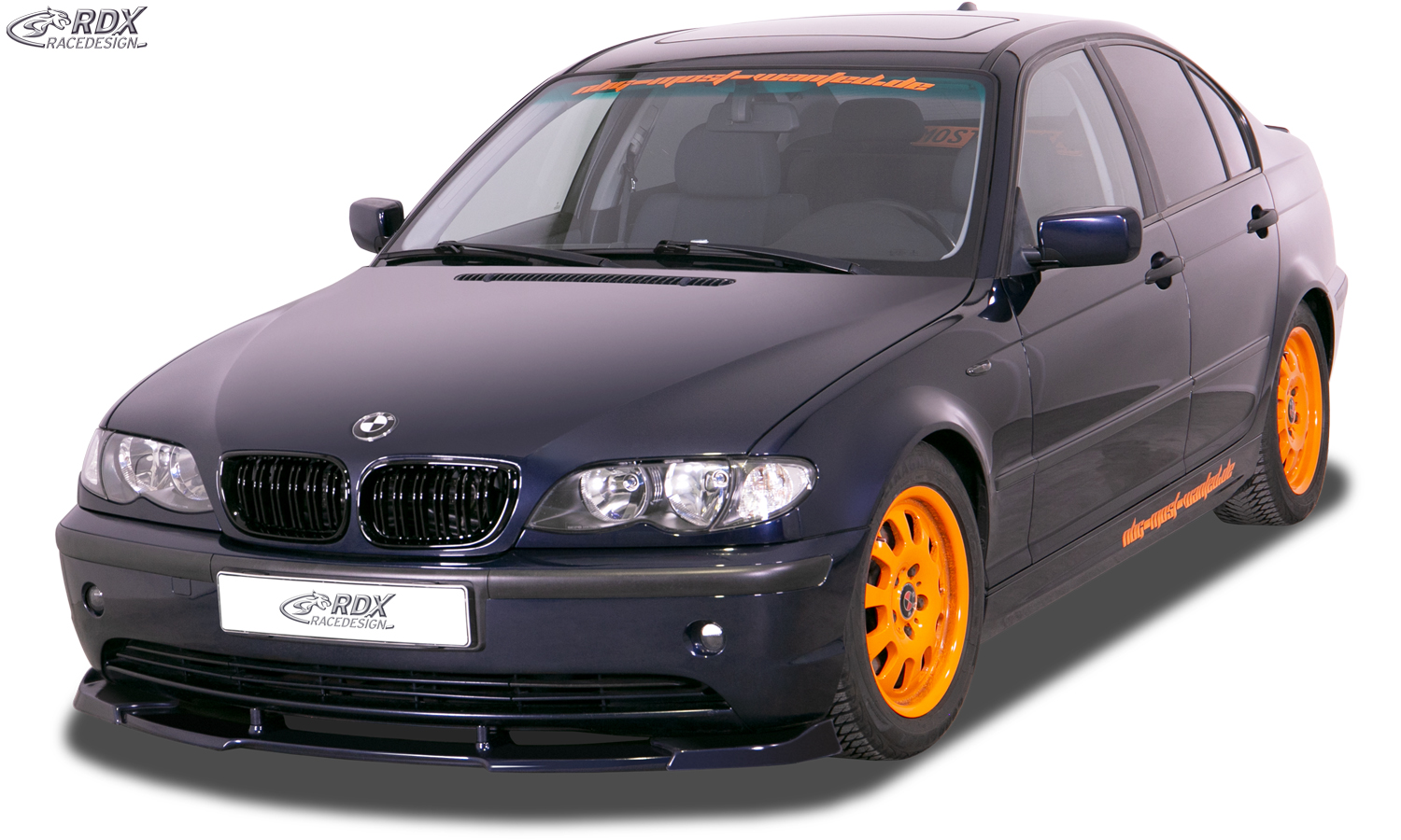 Ajout / Lame de pare-chocs avant RDX VARIO-X pour BMW Série 3 E46 berline / Touring 2002+