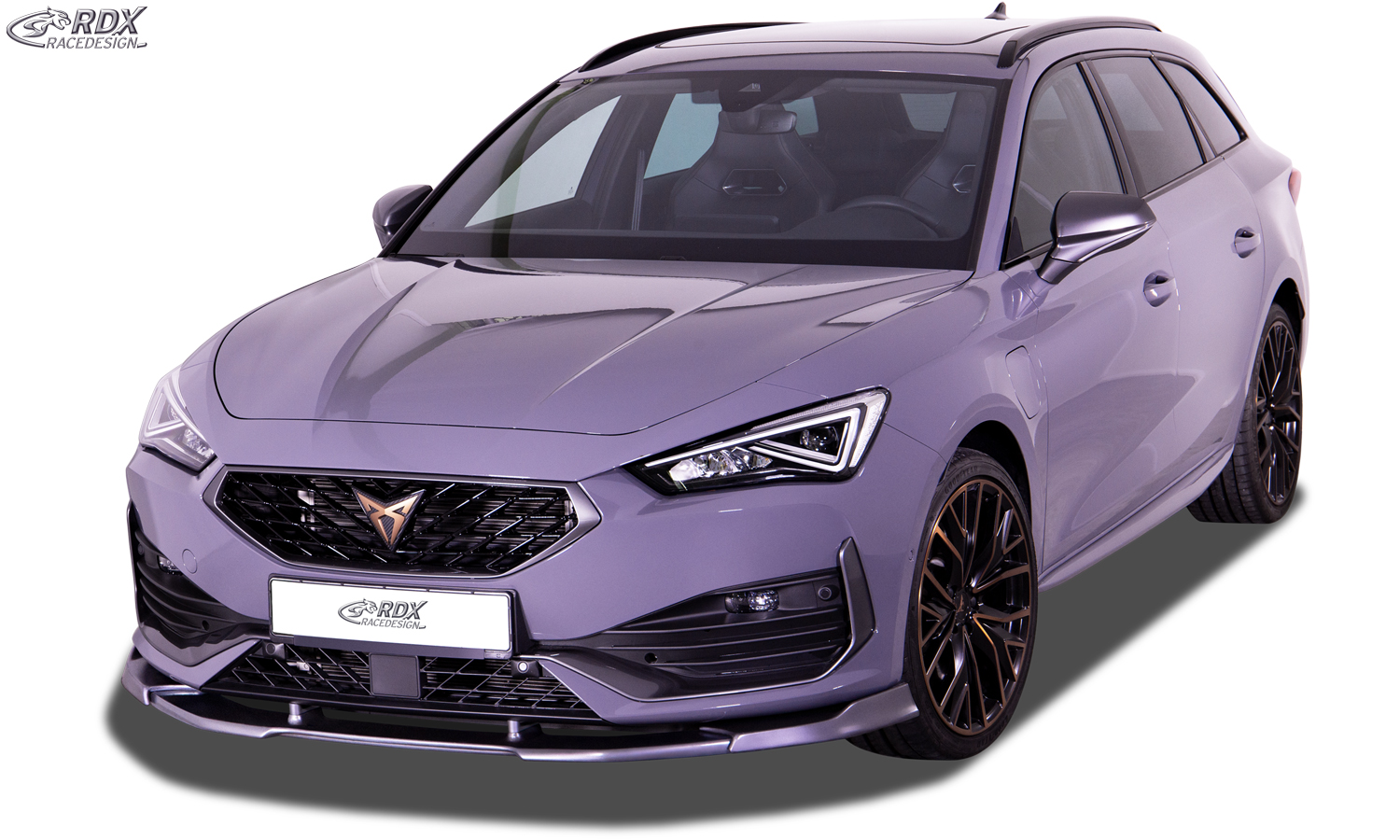 Ajout / Lame de pare-chocs avant RDX VARIO-X pour CUPRA Leon (KL) 2020+ / SEAT Leon Cupra (KL) 2020+