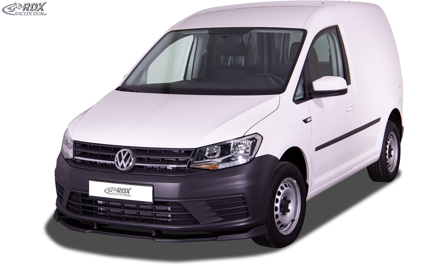 Ajout / Lame de pare-chocs avant RDX VARIO-X pour VW Caddy 2K (2015-2020) Lèvre avant « V2 » Splitter