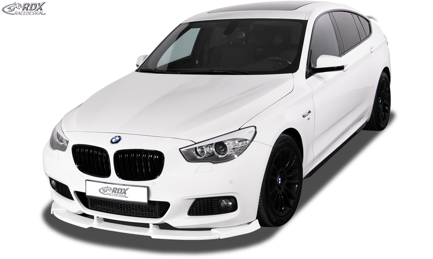 Ajout / Lame de pare-chocs avant RDX VARIO-X pour BMW Série 5 F07 GT M-Technic 2009-2013