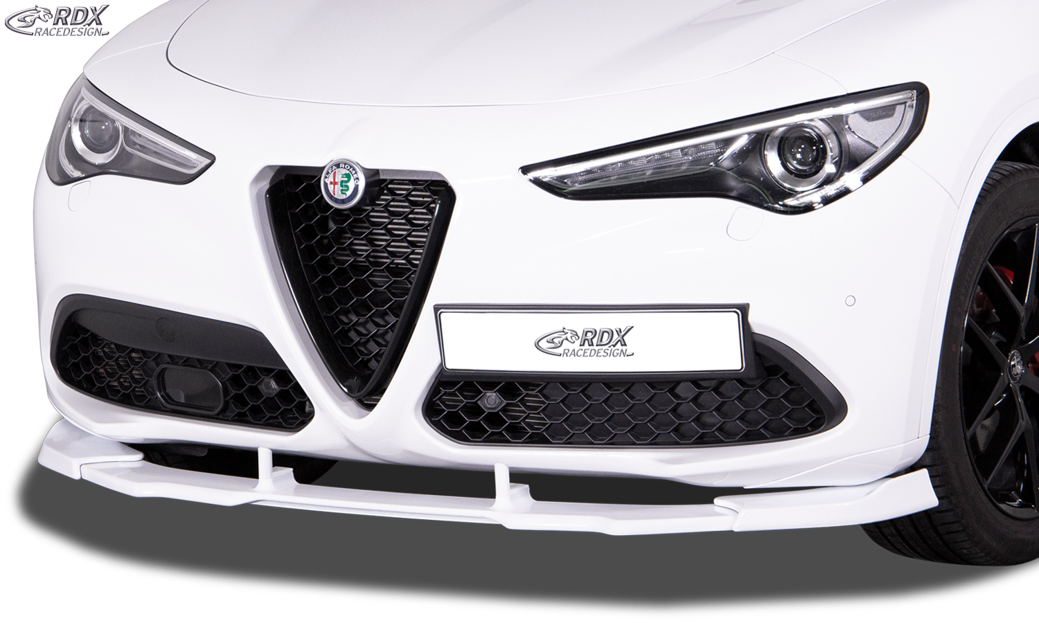 Ajout / Lame de pare-chocs avant RDX VARIO-X pour ALFA ROMEO Stelvio (949) 2017+