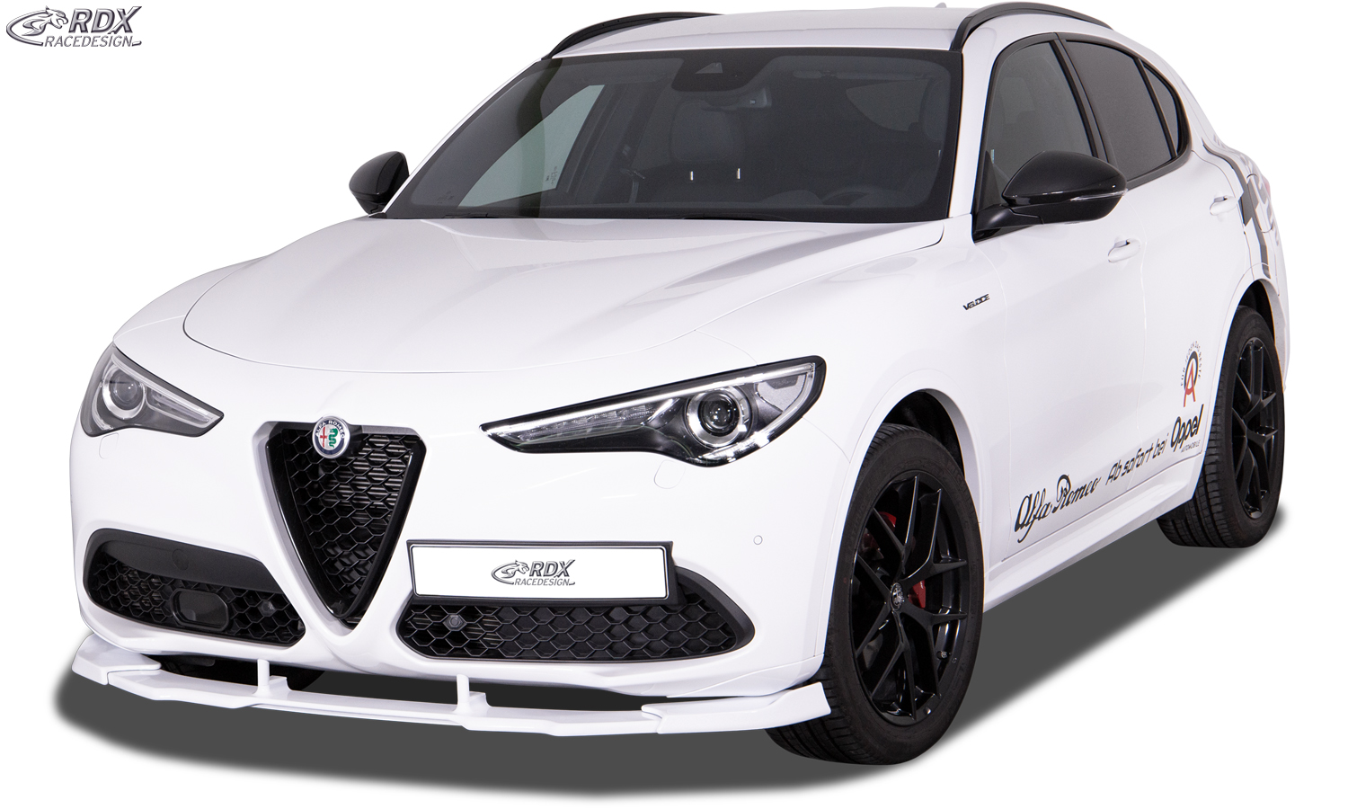 Ajout / Lame de pare-chocs avant RDX VARIO-X pour ALFA ROMEO Stelvio (949) 2017+