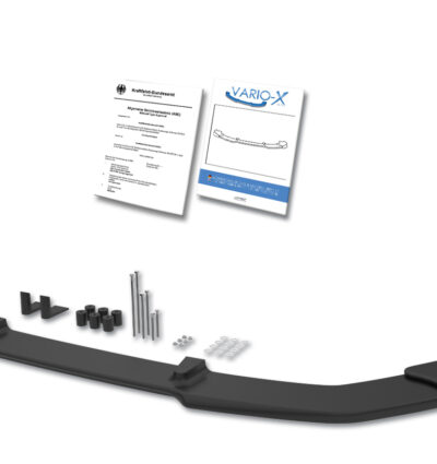 Ajout / Lame de pare-chocs avant RDX VARIO-X pour CITROËN Berlingo, PEUGEOT Partner & Rifter, OPEL/VAUXHALL Combo, TOYOTA ProAce City (Type E, 2018+)