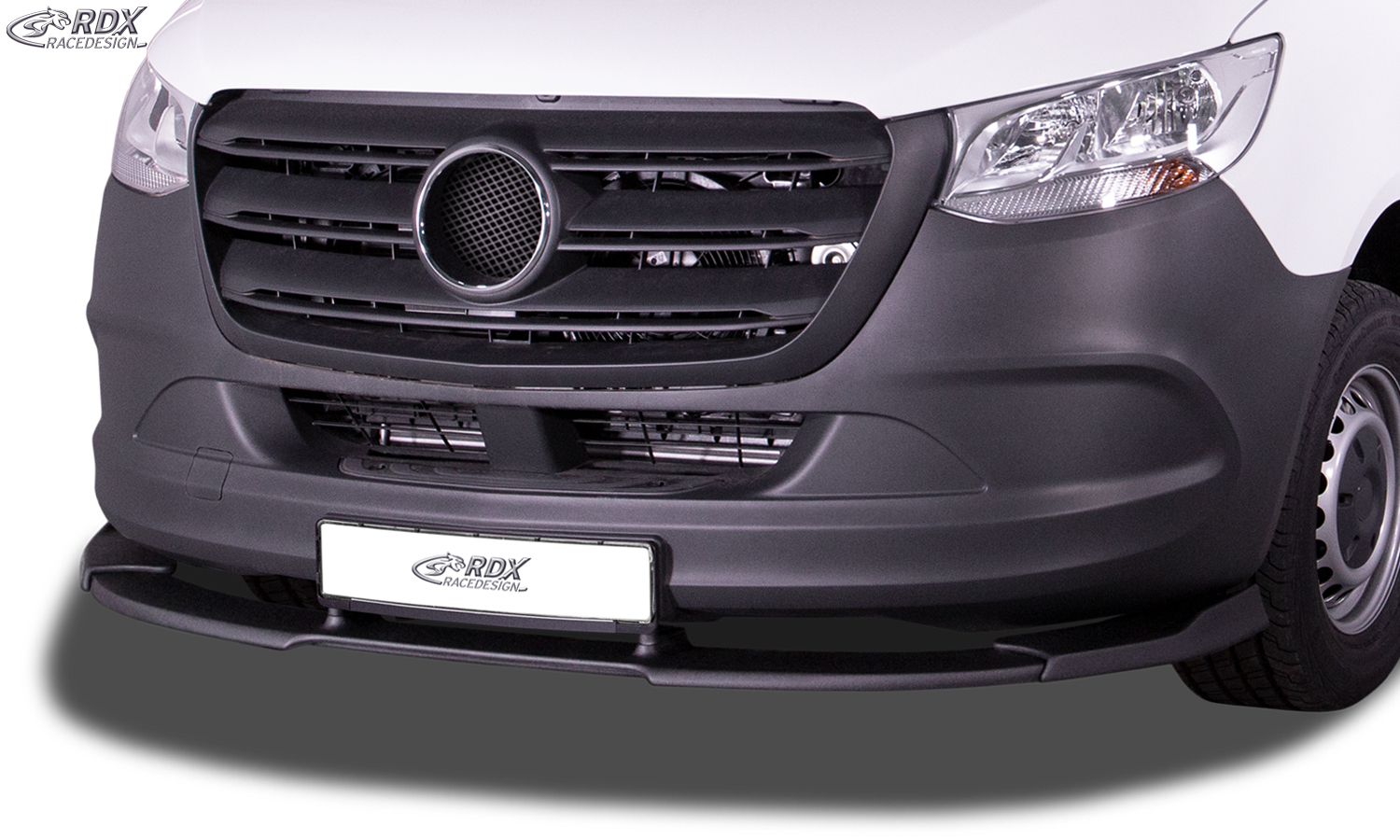 Ajout / Lame de pare-chocs avant RDX VARIO-X pour MERCEDES Sprinter (906/907/910 / 2018+)