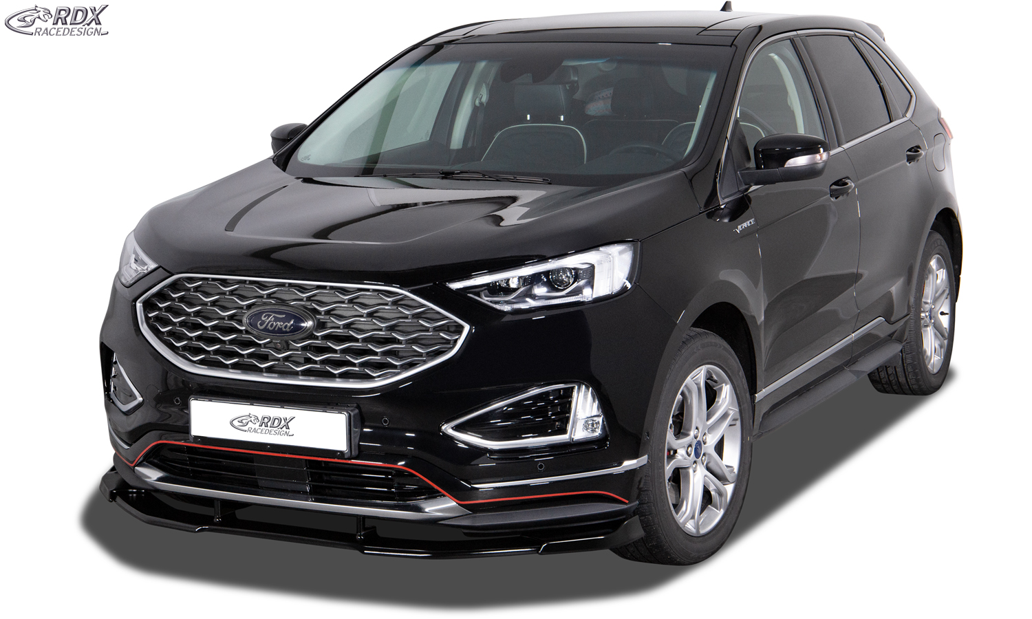 Ajout / Lame de pare-chocs avant RDX VARIO-X pour FORD Edge Vignale, Titanium, Trend (2018+)