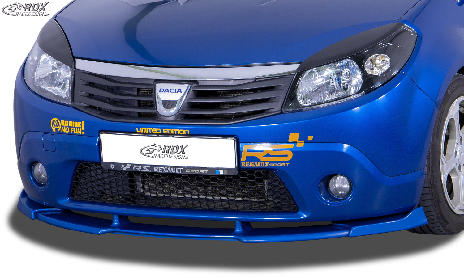 Ajout / Lame de pare-chocs avant RDX VARIO-X pour DACIA Sandero 1 (SD/SDR)