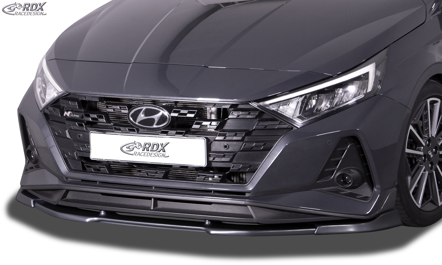 Ajout / Lame de pare-chocs avant RDX VARIO-X pour HYUNDAI i20 N-Line/N/N Perf. (BC3 / BI3 | 2020-2024)