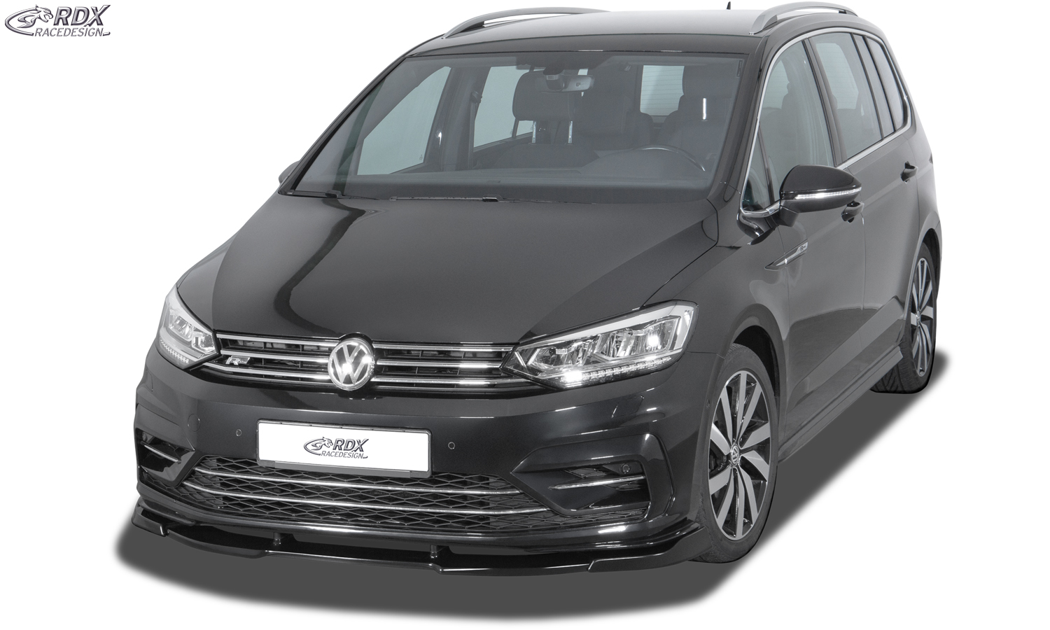 Ajout / Lame de pare-chocs avant RDX VARIO-X pour VW Touran R-Line (5T / 2015+)