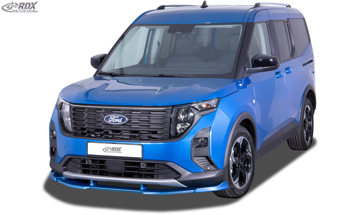 Ajout / Lame de pare-chocs avant RDX VARIO-X pour FORD Transit Courier et Tourneo Courier (N1P / N3P / 2024+)