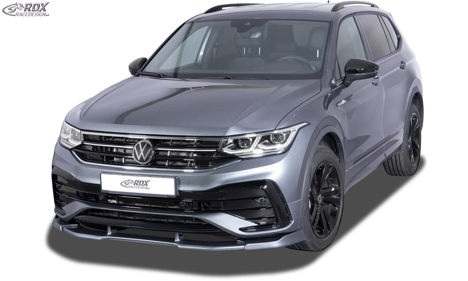 Ajout / Lame de pare-chocs avant RDX VARIO-X pour VW Tiguan R-Line (CT / 2020-2024)