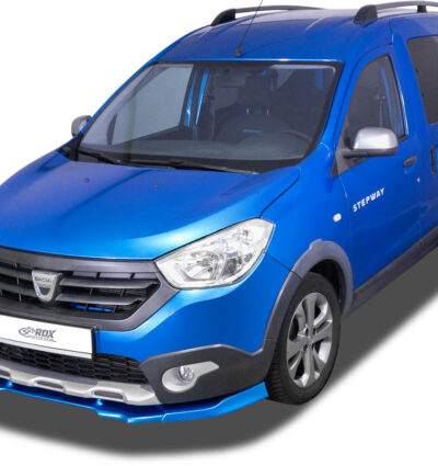 RDX Spoiler Avant VARIO-X pour DACIA Dokker Stepway (SD) & Lodgy Stepway (SD) Répartiteur de Lèvre Avant