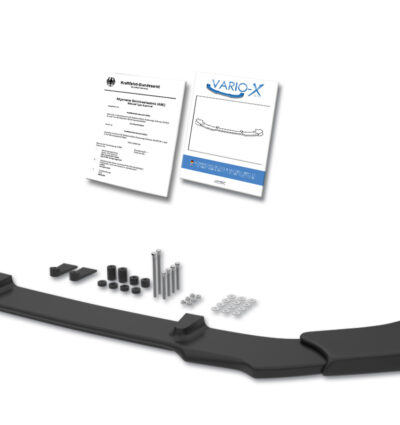 RDX Spoiler Avant VARIO-X pour DACIA Dokker Stepway (SD) & Lodgy Stepway (SD) Répartiteur de Lèvre Avant