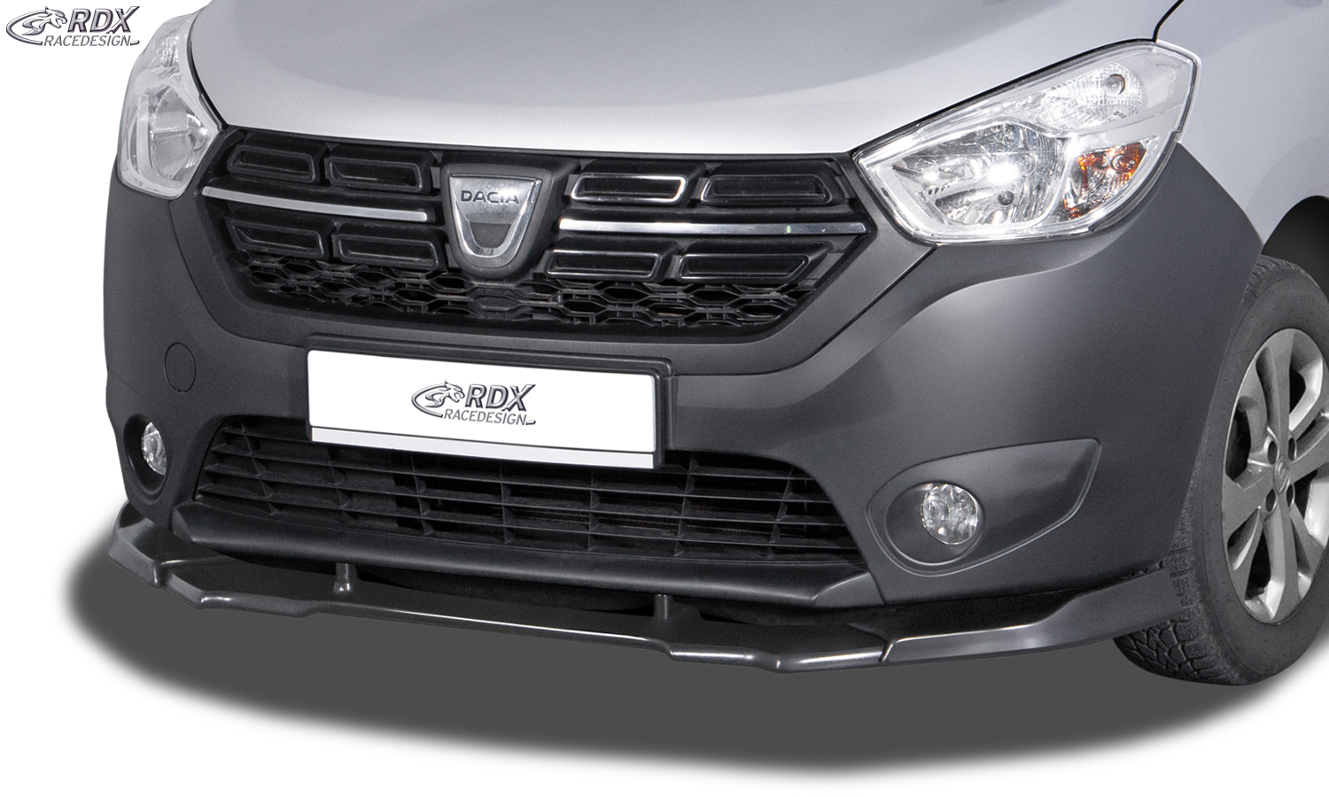 RDX Spoiler Avant VARIO-X pour Dokker (SD) & Lodgy (SD) Répartiteur de Lèvre Avant "V2"