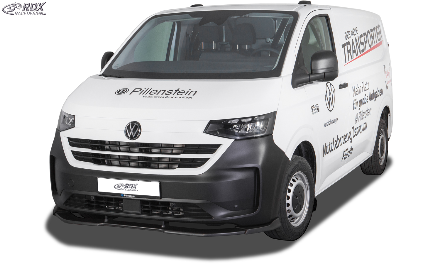 Ajout / Lame de pare-chocs avant RDX VARIO-X pour VW Transporter / Shuttle / Caravelle (2025-présent)
