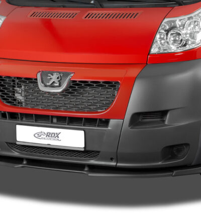 Ajout / Lame de pare-chocs avant RDX VARIO-X pour FIAT Ducato, CITROËN Jumper/Relay et PEUGEOT Boxer (2006-2014) (avec extensions d'ailes, eG Heavy/Maxi)